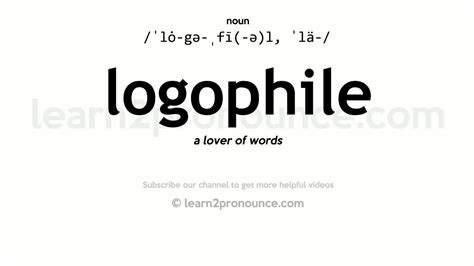 logophil|Logophile Definition & Meaning .